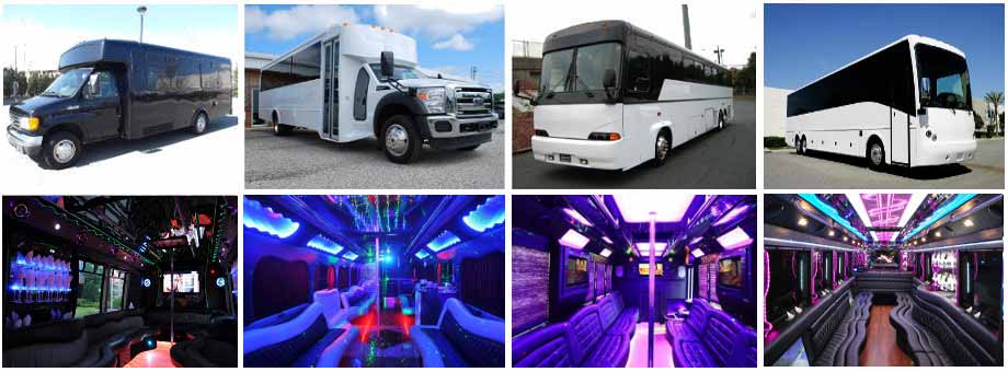 airport transportation party buses mcallen