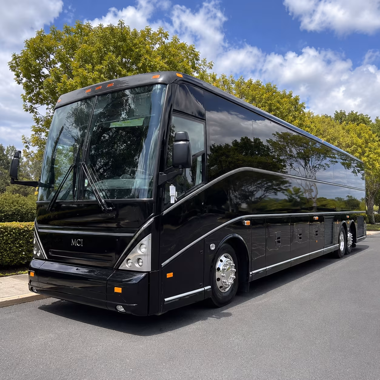 McAllen Airport Shuttle & Transportation party bus exterior