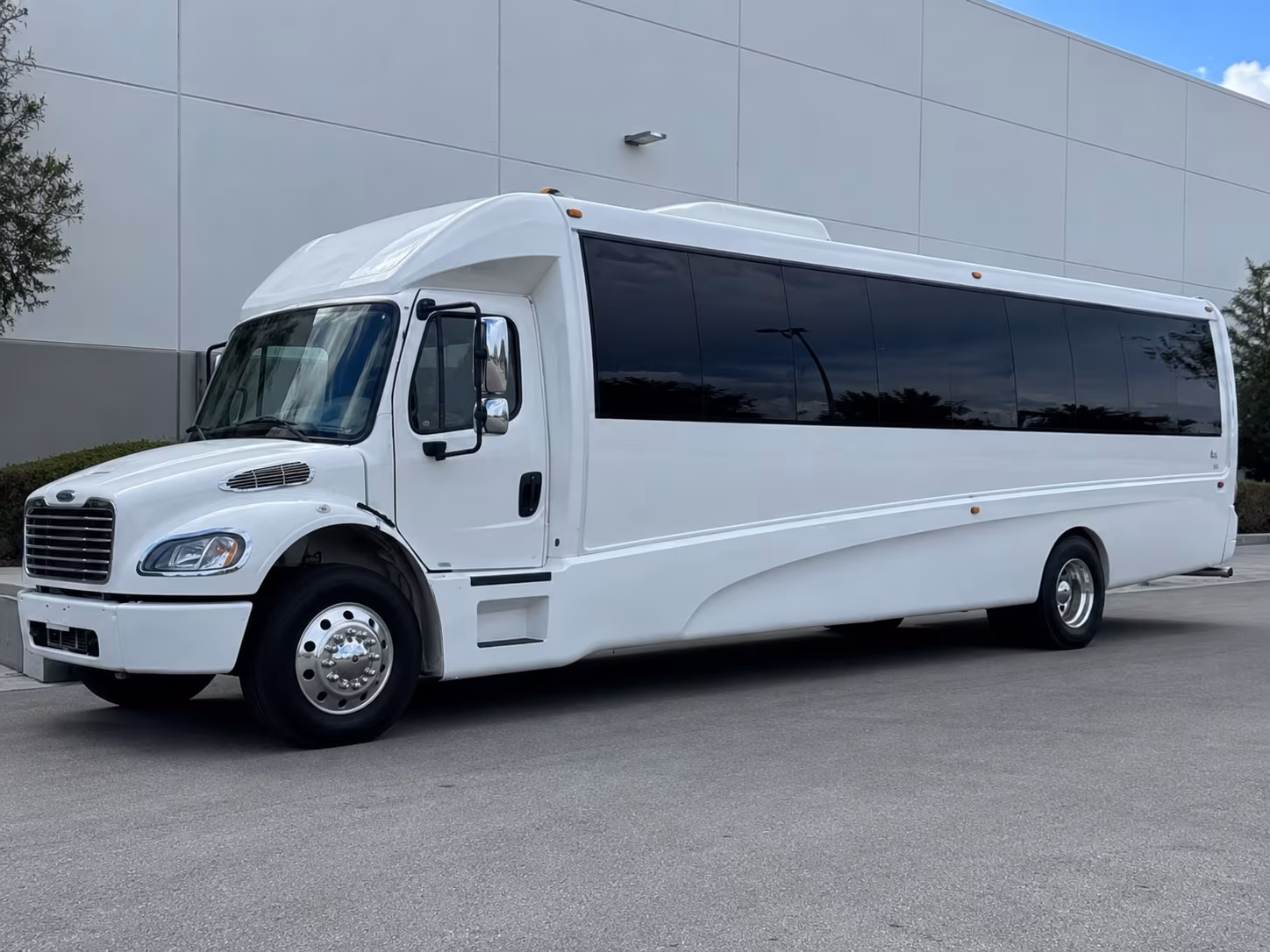 McAllen Bachelor & Bachelorette Transportation party bus exterior