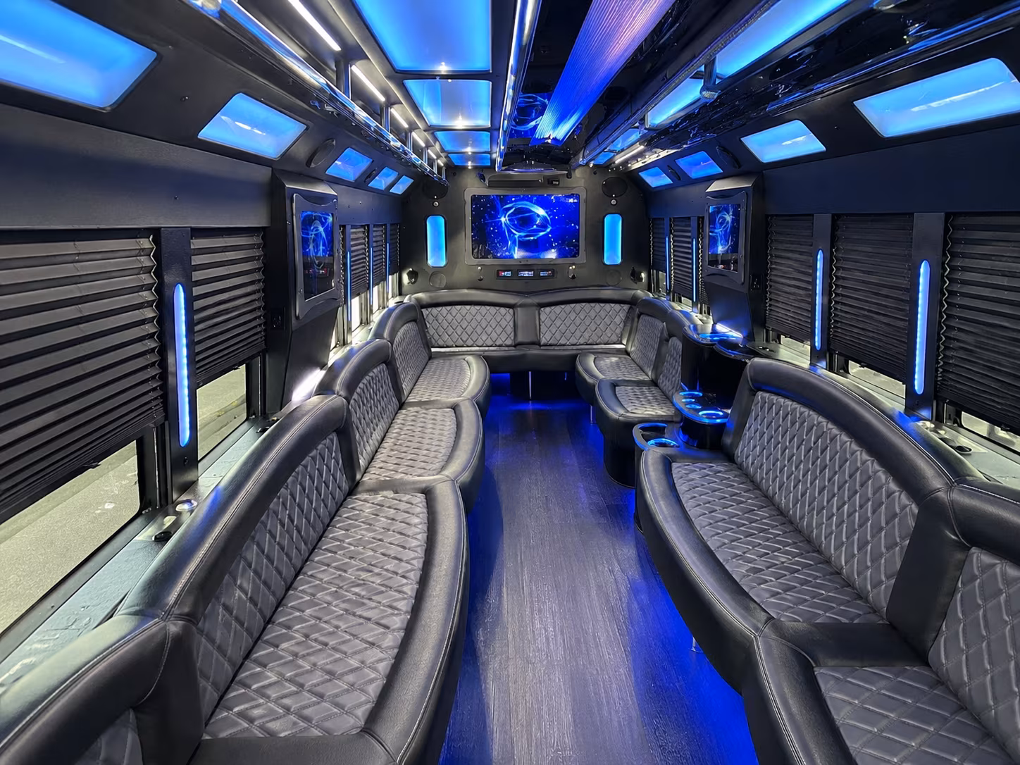 McAllen Bachelor & Bachelorette Transportation onboard seating