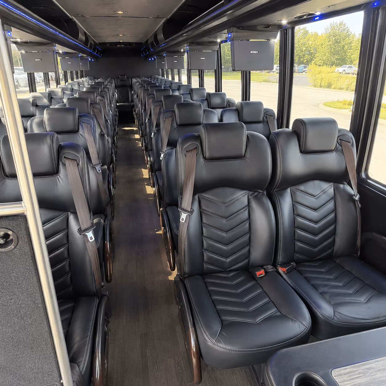 McAllen Corporate Transportation party bus exterior