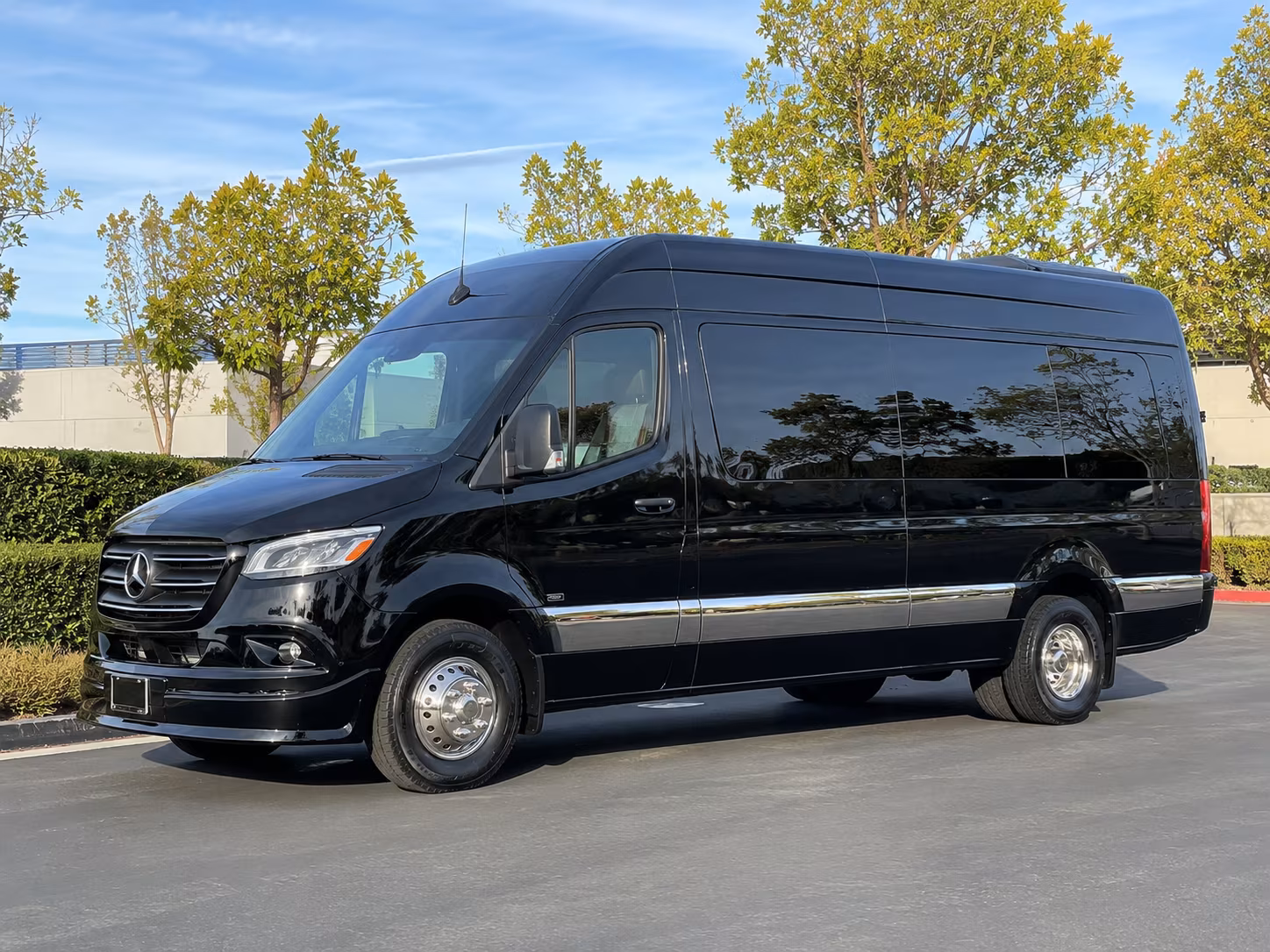McAllen Corporate Transportation party bus exterior