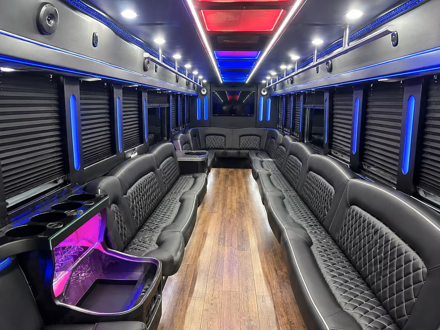 McAllen Prom & Homecoming Transportation party bus exterior