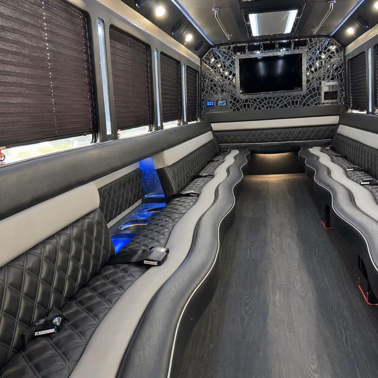 McAllen Prom & Homecoming Transportation onboard seating