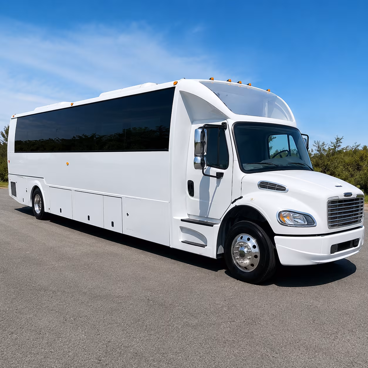 McAllen Prom & Homecoming Transportation party bus interior